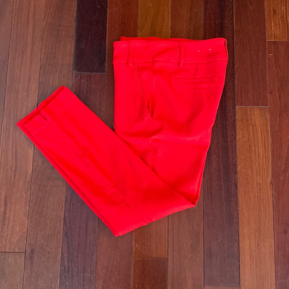 Jules and Leopold Red Ankle Pants Size S P